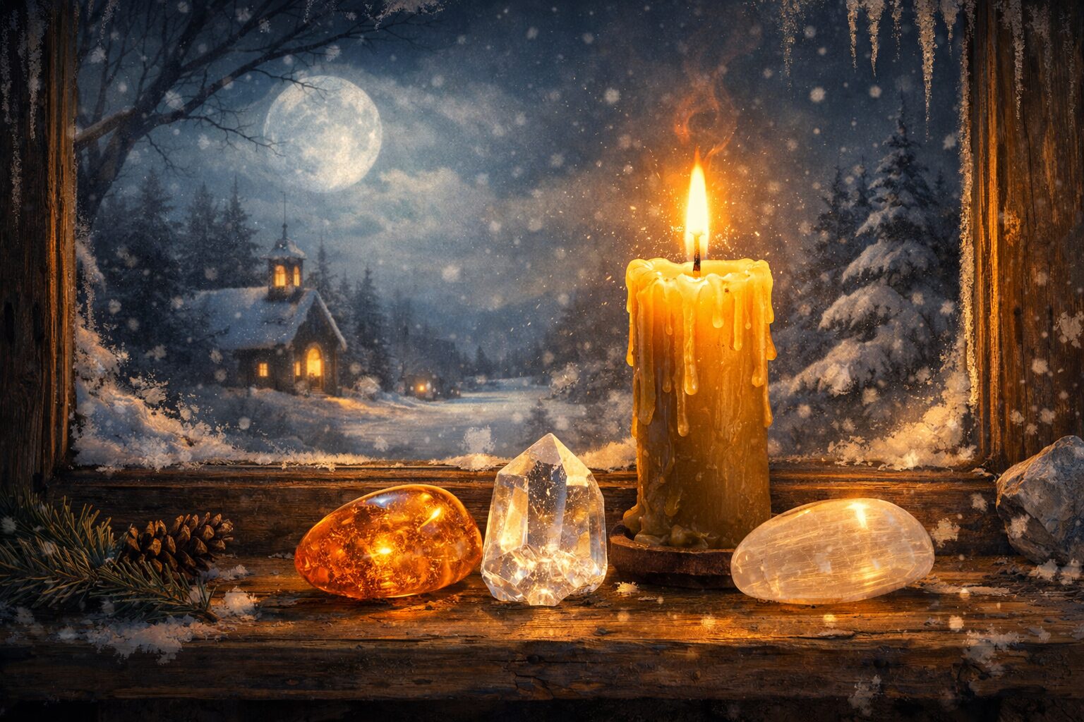 Gromniczna i światło w środku zimy.