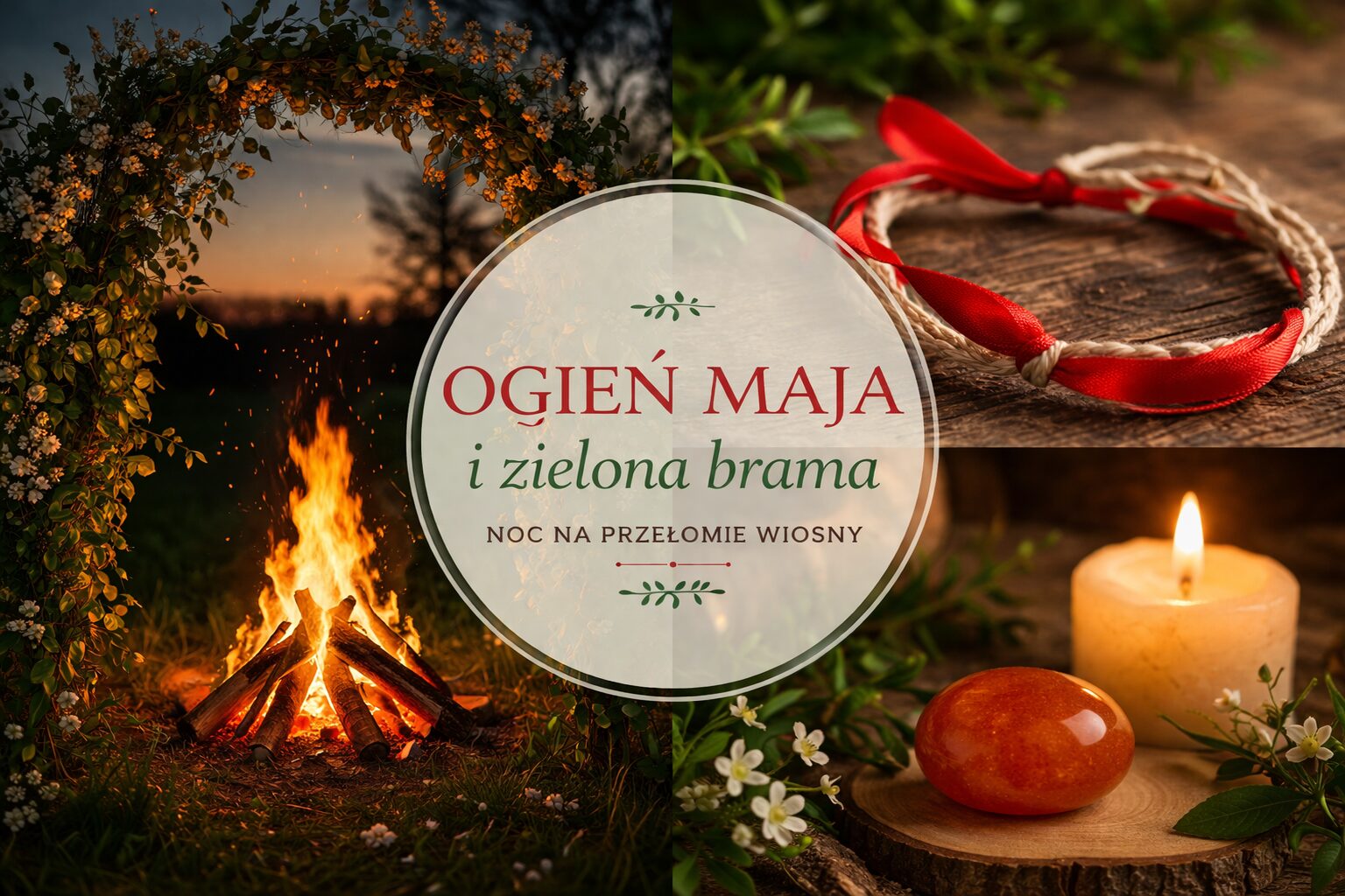 Ogień maja i zielona brama.